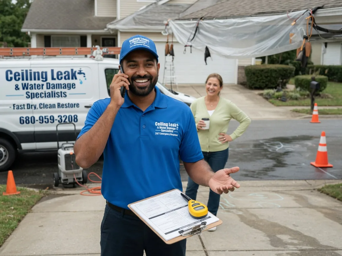 Ceiling Leak Cleanup Ansonia, OH FAQs